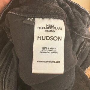 Hudson Jeans Heidi High-Rise Flare Jeans - Nebula